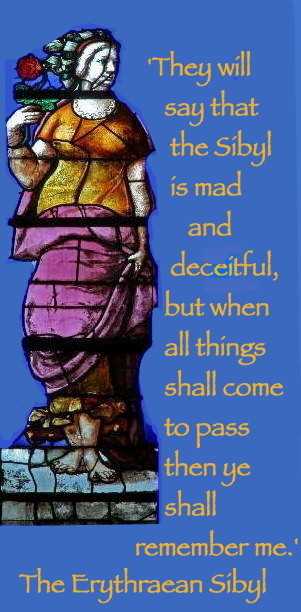 Erythean Sibyl Sibylesque with Text