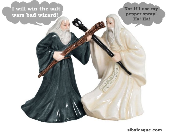 salt and pepper wizards eBbay