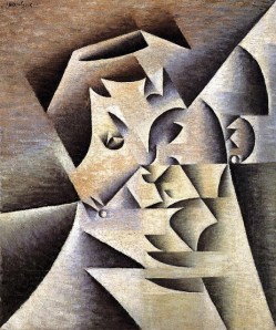 Juan Gris, mother,  1912. At least Picasso painted his mother before Cubism etc.