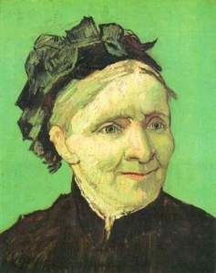 Van Gogh  Portrait of the mother of the artist, 1888. Anna was 69 years old.