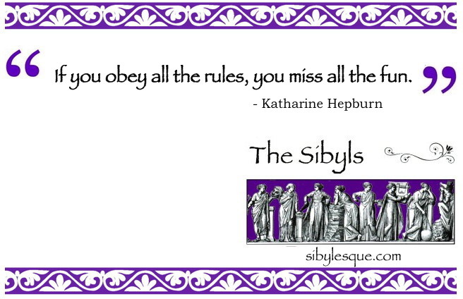 Sibylesque Katherine Hepburn Quote