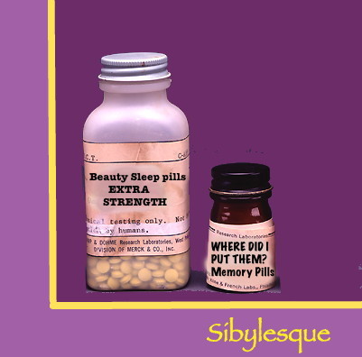 Sibylesque pill bottles