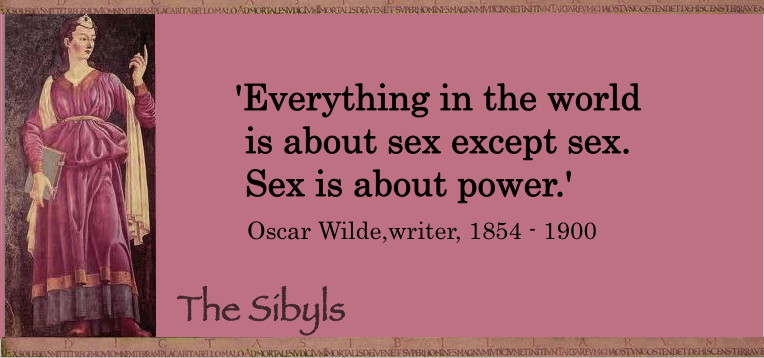 Sibylesque Oscar Wilde quote