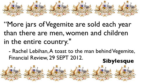 Sibylesque vegemite quote