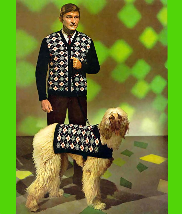Sibylesque man vest and dog
