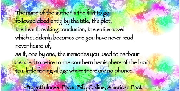 Sibylesque Billy collins quote